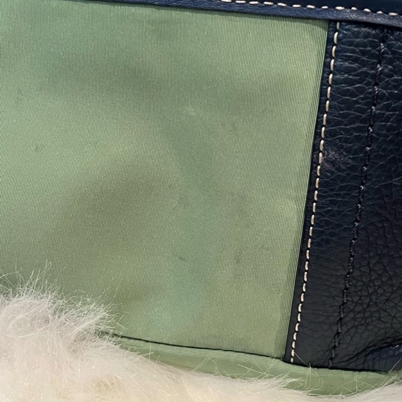 Coach Green Navy Blue Nylon Transatlantic Messenger Crossbody Bag Unisex - Picture 13 of 15